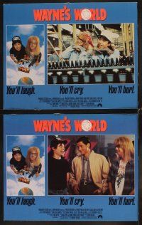 4h776 WAYNE'S WORLD 8 LCs '92 Mike Myers & Dana Carvey from Saturday Night Live sketch!