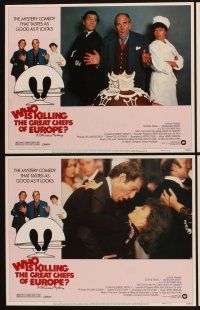 4h788 WHO IS KILLING THE GREAT CHEFS OF EUROPE 8 LCs '78 George Segal, Jacqueline Bisset, Morley