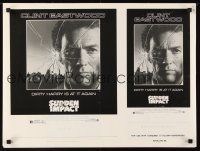 4j034 SUDDEN IMPACT 8 page press ad slicks '83 Clint Eastwood is at it again as Dirty Harry!