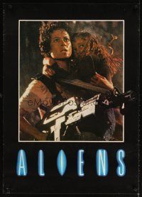4j759 ALIENS Italian commercial poster '86 James Cameron, Sigourney Weaver, sci-fi sequel!