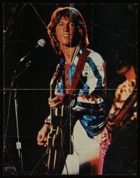 4j769 ANDY GIBB commercial poster '70s great image of the singer on stage with guitar!