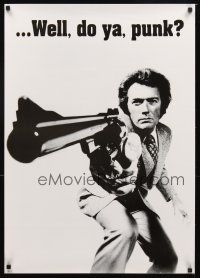 4j749 CLINT EASTWOOD English commercial poster '80s classic Dirty Harry image!