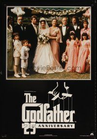 4j714 GODFATHER 25th style commercial poster '97 Marlon Brando in Francis Ford Coppola crime classic