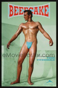 4j075 BEEFCAKE green style special 11x17 '98 bio of Bob Mizer, founder of the Athletic Model Guild!