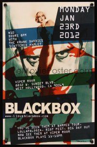 4j523 BLACKBOX signed & hand numbered 51/100 11x17 music poster '12 by artist, The Walking Dead!