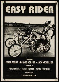 4j044 EASY RIDER special 25x35 '69 bikers Peter Fonda & Dennis Hopper w/Jack Nicholson!