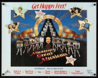 4j669 MUSICALS GREAT MUSICALS video poster '86 Brigadoon, Kiss Me Kate, Get Happy Feet!