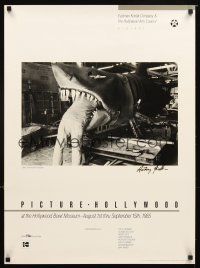 4j502 PICTURE HOLLYWOOD signed 22x30 museum exhibition '85 by Anthony Friedkin, shark technician!