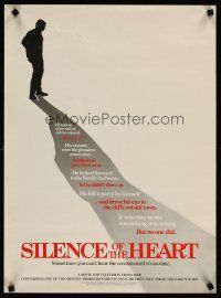 4j635 SILENCE OF THE HEART tv poster '84 Mariette Hartley teen suicide drama!