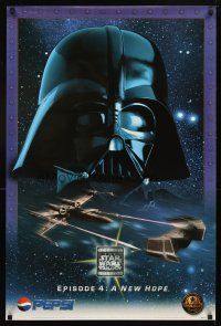 4j066 STAR WARS TRILOGY Pepsi tie-in special 24x36 '97 Episode 4: A New Hope!