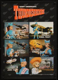 4j070 THUNDERBIRDS TV special 25x35 '98 really cool wonderful images from puppet animation!