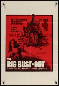 4m081 BIG BUST-OUT '72 Vonetta McGee, locked in a cage of wild desire!