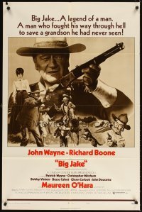 4m082 BIG JAKE style B 1sh '71 John Wayne fought through hell to save a grandson he had never seen!