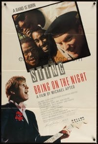 4m115 BRING ON THE NIGHT 1sh '85 Sting with guitar, directed by Michael Apted!