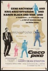 4m165 CISCO PIKE 1sh '71 Gene Hackman, Kris Kristofferson, Karen Black, Viva!
