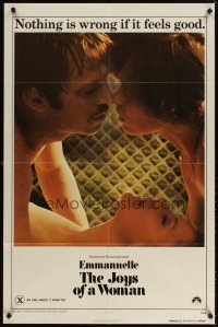 4m255 EMMANUELLE 2 THE JOYS OF A WOMAN 1sh '76 Sylvia Kristel, nothing is wrong if it feels good