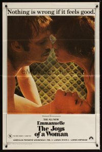 4m256 EMMANUELLE 2 THE JOYS OF A WOMAN advance 1sh '76 Kristel, nothing is wrong if it feels good