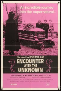 4m259 ENCOUNTER WITH THE UNKNOWN 1sh '73 an incredible journey into the supernatural!