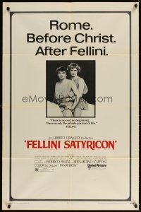 4m285 FELLINI SATYRICON 1sh '70 Federico's Italian cult classic, Rome before Christ!