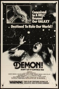 4m337 GOD TOLD ME TO 1sh '76 Larry Cohen, wild satanic sci-fi, Demon!