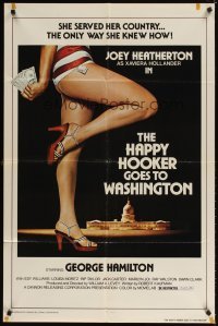 4m365 HAPPY HOOKER GOES TO WASHINGTON 1sh '77 Joey Heatherton serves country only way she knows!
