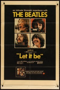 4m466 LET IT BE 1sh '70 The Beatles, John Lennon, Paul McCartney, Ringo Starr, George Harrison