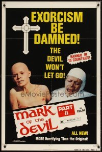 4m523 MARK OF THE DEVIL 2 1sh '74 banned in 19 countries, more horrifying than the original!