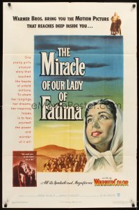 4m553 MIRACLE OF OUR LADY OF FATIMA 1sh '52 a true story that reaches deep inside you!