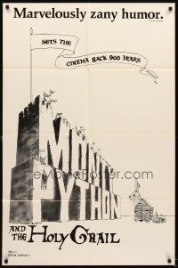 4m560 MONTY PYTHON & THE HOLY GRAIL 1sh '75 Terry Gilliam, John Cleese, art of Trojan bunny!