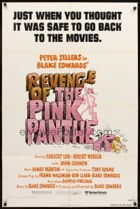 4m742 REVENGE OF THE PINK PANTHER 1sh '78 Peter Sellers, just when you thought it was safe!