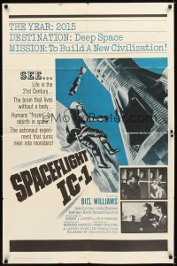 4m828 SPACEFLIGHT IC-1 1sh '65 sci-fi, frozen humans are used to build a new civilization!