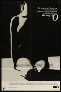 4m854 STORY OF O 1sh '76 Histoire d'O, Udo Kier, x-rated, sexy silhouette image!