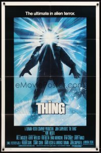 4m902 THING 1sh '82 John Carpenter, cool sci-fi horror art, ultimate in terror!