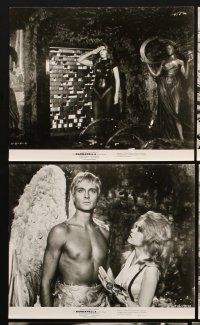4p487 BARBARELLA 9 8x10 stills '68 Roger Vadim, sexiest Jane Fonda, John Phillip Law
