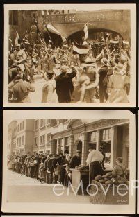 4p713 ENEMY 5 8x10 stills '27 cool images of World War I soldiers marching in formation!