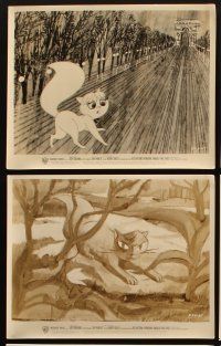 4p670 GAY PURR-EE 6 8x10 stills '62 great images of cartoon cats, animated musical!