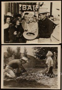 4p792 MISFITS 4 8x10 stills '61 Marilyn Monroe, Montgomery Clift, Clark Gable, John Huston