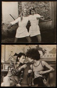 4p619 NOVICES 7 7.25x9.5 stills '70 great images of sexy Brigitte Bardot & Annie Girardot!