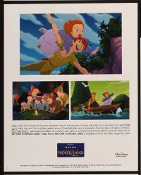 4p684 RETURN TO NEVERLAND 6 8x10 stills '02 Peter Pan, Tinkerbell, Captain Hook, Disney cartoon!