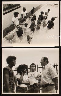 4p882 TEENS ON PATROL 3 8x10 news photos '70s helping African American teenagers in New York!