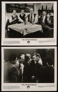 4p699 UNTOUCHABLES 6 8x10 stills '87 Kevin Costner, Robert De Niro, director Brian De Palma candid!