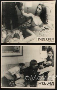 4p820 WIDE OPEN 4 8x10 stills '74 Swedish sex, great images with sexy half-naked women!