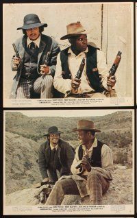 4p027 BUCK & THE PREACHER 10 color 8x10 stills '72 cowboys Sidney Poitier and Harry Belafonte!