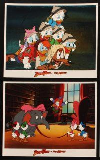 4p064 DUCKTALES: THE MOVIE 8 8x10 mini LCs '90 Walt Disney, Scrooge McDuck, Huey, Dewey & Louie!