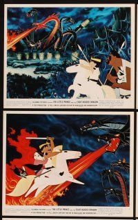 4p023 LITTLE PRINCE & THE 8 HEADED DRAGON 11 color 8x10 stills '64 early Japanese fantasy anime!