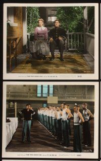 4p034 LONG GRAY LINE 10 color 8x10 stills '54 Tyrone Power, Maureen O'Hara, Crisp, West Point!