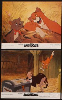 4p047 ARISTOCATS 8 color English FOH LCs R80s Disney feline jazz musical cartoon,great colorful image
