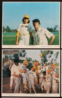 4p048 BAD NEWS BEARS 8 8x10 mini LCs '76 Walter Matthau, Tatum O'Neal, Little League baseball!