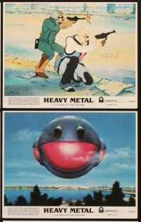 4p075 HEAVY METAL 8 8x10 mini LCs '81 classic musical animation, great cartoon images!