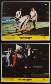 4p076 HOLLYWOOD KNIGHTS 8 8x10 mini LCs '80 artwork of Robert Wuhl & Fran Drescher by William Stout!